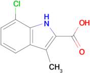 7-Chloro-3-methyl-1h-indole-2-carboxylic acid