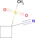 1-Methanesulfonylcyclobutane-1-carbonitrile