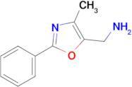 (4-Methyl-2-phenyl-1,3-oxazol-5-ylmethyl)amine