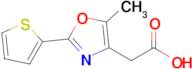 2-[5-methyl-2-(thiophen-2-yl)-1,3-oxazol-4-yl]acetic acid