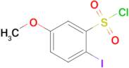 2-Iodo-5-methoxybenzene-1-sulfonyl chloride