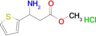 Methyl 3-amino-3-(thiophen-2-yl)propanoate hydrochloride