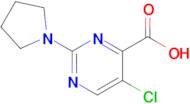 5-Chloro-2-(pyrrolidin-1-yl)pyrimidine-4-carboxylic acid