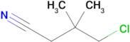 4-chloro-3,3-dimethylbutanenitrile