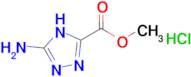 Methyl 5-amino-4h-1,2,4-triazole-3-carboxylate hydrochloride