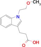 3-[1-(2-methoxyethyl)-1h-indol-3-yl]propanoic acid
