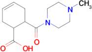 6-(4-Methylpiperazine-1-carbonyl)cyclohex-3-ene-1-carboxylic acid