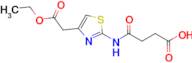 3-{[4-(2-ethoxy-2-oxoethyl)-1,3-thiazol-2-yl]carbamoyl}propanoic acid