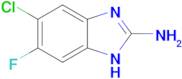 5-chloro-6-fluoro-1H-1,3-benzodiazol-2-amine