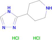 4-(4h-1,2,4-Triazol-3-yl)piperidine dihydrochloride