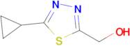 (5-Cyclopropyl-1,3,4-thiadiazol-2-yl)methanol