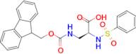 (2s)-2-Benzenesulfonamido-3-({[(9h-fluoren-9-yl)methoxy]carbonyl}amino)propanoic acid