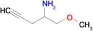 1-Methoxypent-4-yn-2-amine