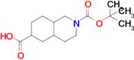 2-[(tert-butoxy)carbonyl]-decahydroisoquinoline-6-carboxylic acid