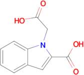 1-(Carboxymethyl)-1h-indole-2-carboxylic acid