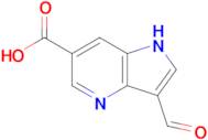 3-Formyl-1h-pyrrolo[3,2-b]pyridine-6-carboxylic acid