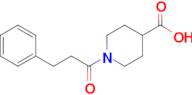 1-(3-Phenylpropanoyl)piperidine-4-carboxylic acid