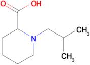 1-(2-Methylpropyl)piperidine-2-carboxylic acid