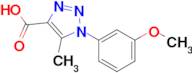 1-(3-Methoxyphenyl)-5-methyl-1h-1,2,3-triazole-4-carboxylic acid