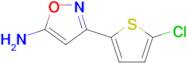 3-(5-Chlorothiophen-2-yl)isoxazol-5-amine