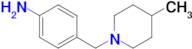 4-[(4-methylpiperidin-1-yl)methyl]aniline