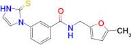 N-[(5-methylfuran-2-yl)methyl]-3-(2-sulfanylidene-2,3-dihydro-1H-imidazol-1-yl)benzamide