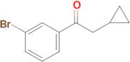 1-(3-Bromophenyl)-2-cyclopropylethan-1-one