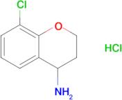 8-Chloro-3,4-dihydro-2h-1-benzopyran-4-amine hydrochloride
