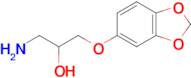 1-Amino-3-(1,3-dioxaindan-5-yloxy)propan-2-ol