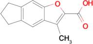 3-Methyl-5h,6h,7h-indeno[5,6-b]furan-2-carboxylic acid