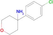 4-(4-Chlorophenyl)oxan-4-amine