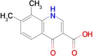 7,8-dimethyl-4-oxo-1,4-dihydroquinoline-3-carboxylic acid