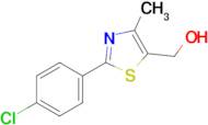[2-(4-chlorophenyl)-4-methyl-1,3-thiazol-5-yl]methanol