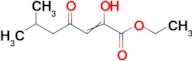 ethyl 2-hydroxy-6-methyl-4-oxohept-2-enoate