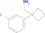 [1-(3-fluorophenyl)cyclobutyl]methanamine