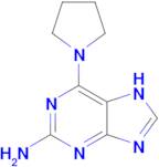 6-(pyrrolidin-1-yl)-7H-purin-2-amine