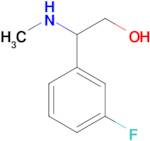 2-(3-Fluorophenyl)-2-(methylamino)ethan-1-ol