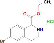 Ethyl 6-bromo-1,2,3,4-tetrahydroisoquinoline-1-carboxylate hydrochloride