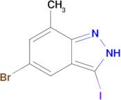 5-bromo-3-iodo-7-methyl-2H-indazole