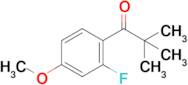 1-(2-Fluoro-4-methoxyphenyl)-2,2-dimethylpropan-1-one