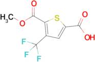 5-(Methoxycarbonyl)-4-(trifluoromethyl)thiophene-2-carboxylic acid