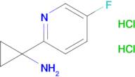 1-(5-Fluoropyridin-2-yl)cyclopropan-1-amine dihydrochloride