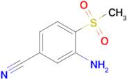 3-Amino-4-methanesulfonylbenzonitrile