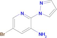 5-Bromo-2-(1h-pyrazol-1-yl)pyridin-3-amine