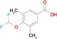 4-(Difluoromethoxy)-3,5-dimethylbenzoic acid