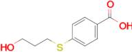 4-[(3-hydroxypropyl)sulfanyl]benzoic acid