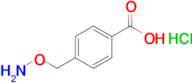 4-[(aminooxy)methyl]benzoic acid hydrochloride