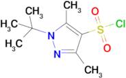 1-tert-Butyl-3,5-dimethyl-1h-pyrazole-4-sulfonyl chloride