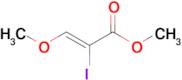 Methyl (2z)-2-iodo-3-methoxyprop-2-enoate