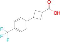 3-[4-(trifluoromethyl)phenyl]cyclobutane-1-carboxylic acid